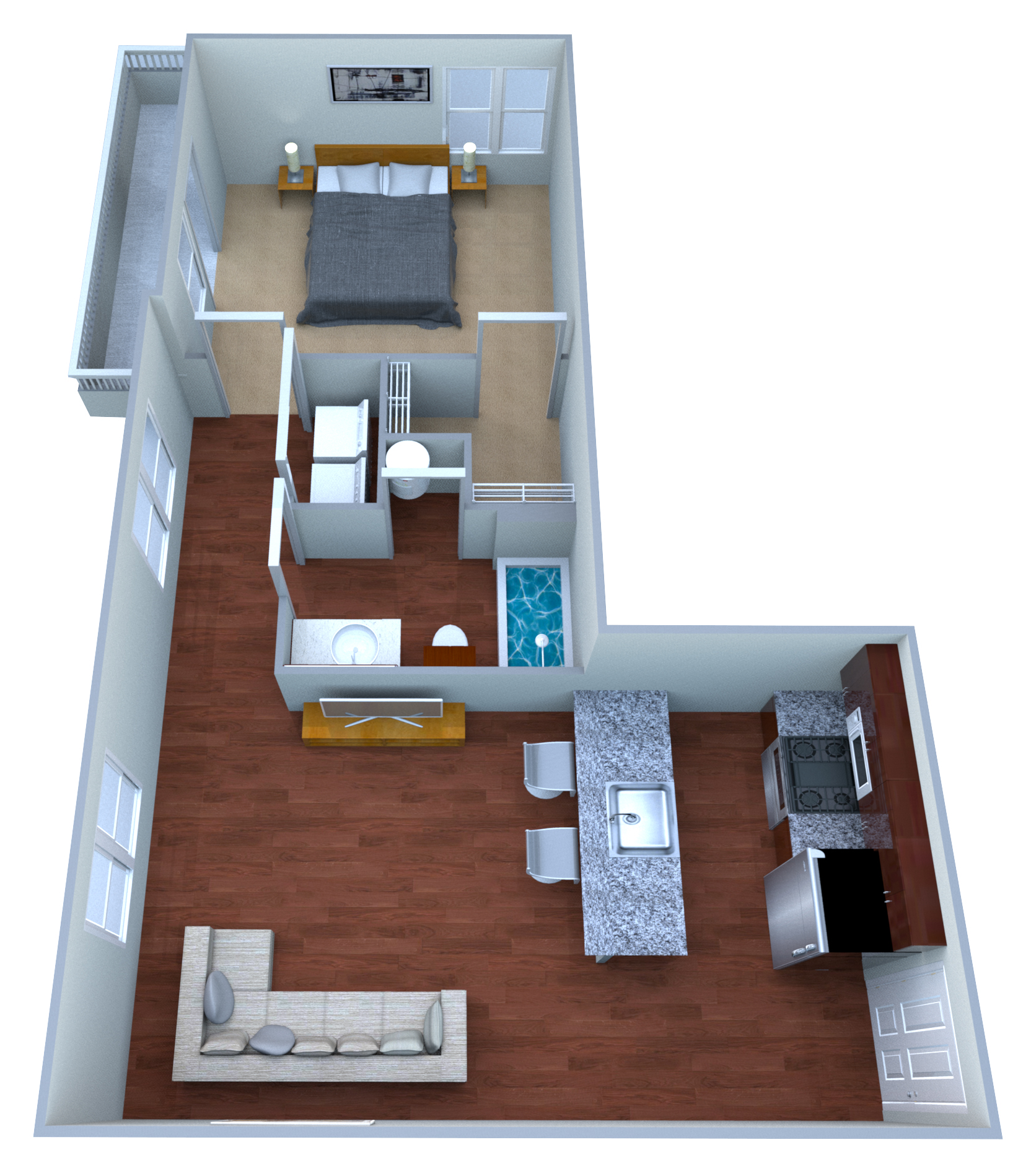 Suite A Floorplan